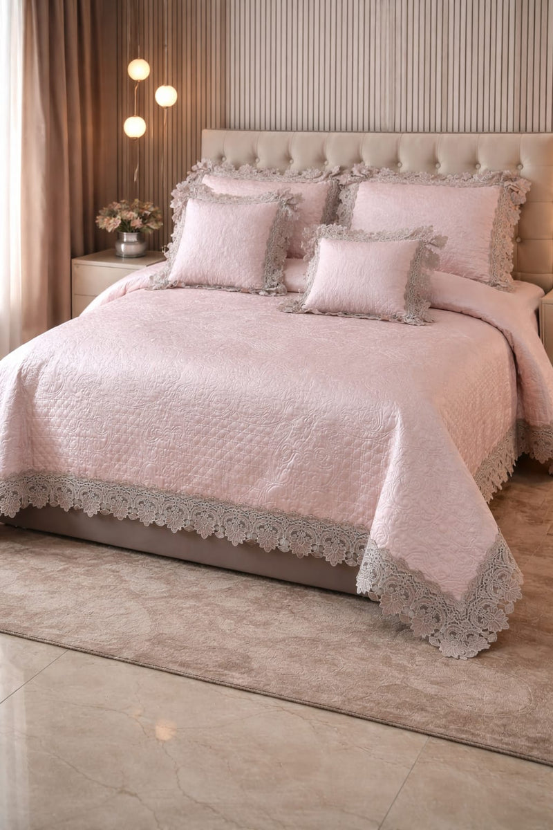 Lace luxe bedcover